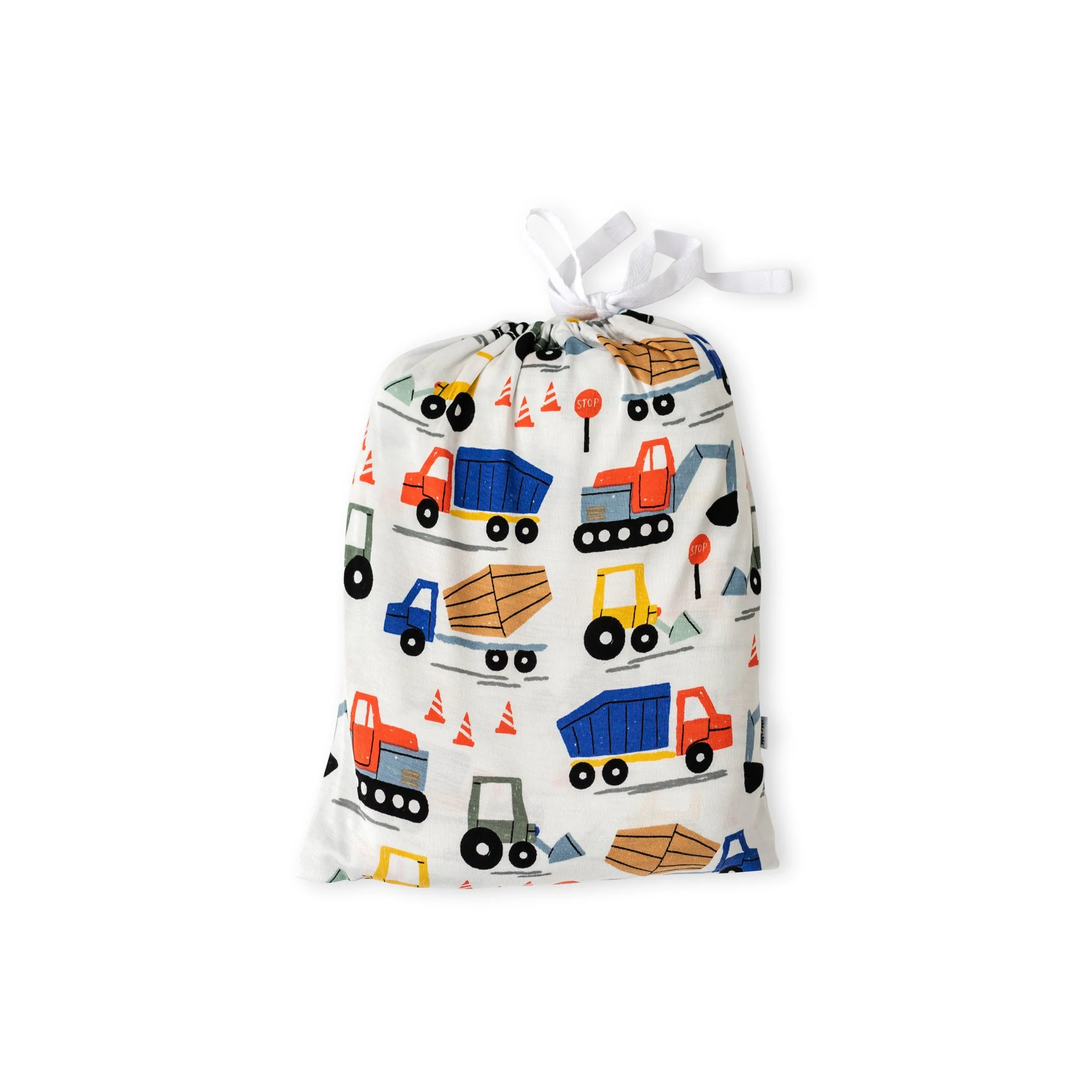 Construction Fitted Crib Sheet - Image 3