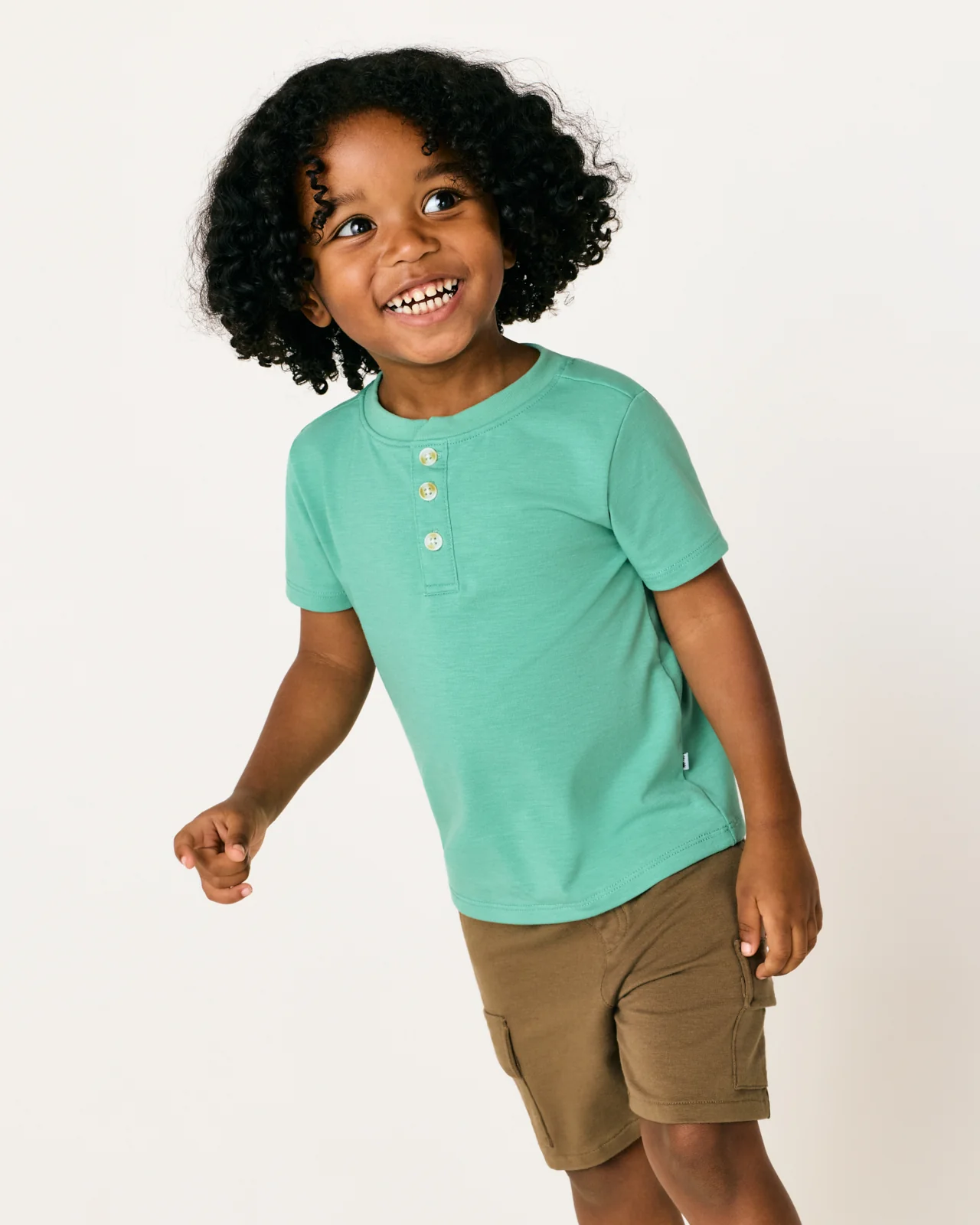 Cool Jade Henley Tee - Image 3