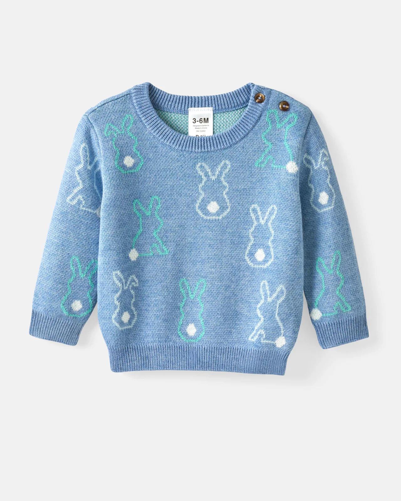 Cozy Cottontails Baby Sweater - Image 3