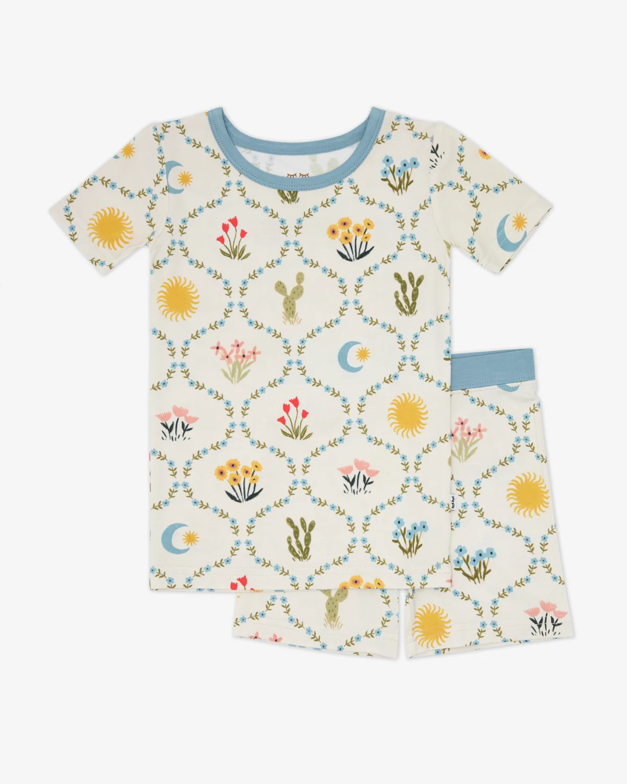 Desert Meadow Two-Piece Short Sleeve & Shorts Pajama Set - Image 5