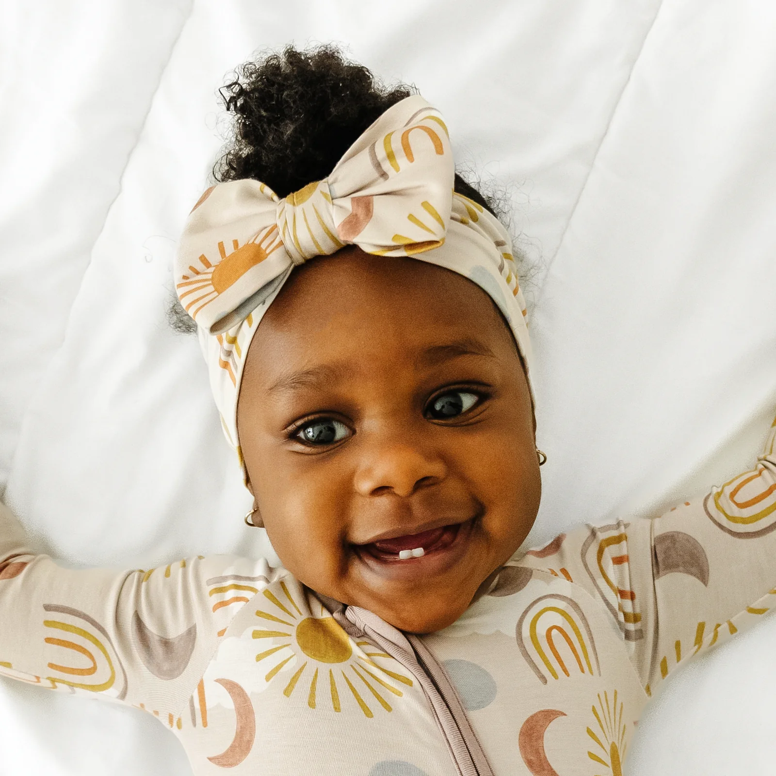 Desert Sunrise Luxe Bow Headband - Image 3