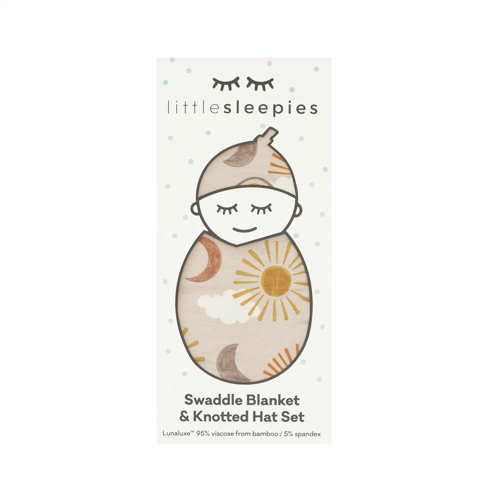Desert Sunrise Swaddle & Hat Set - Image 5