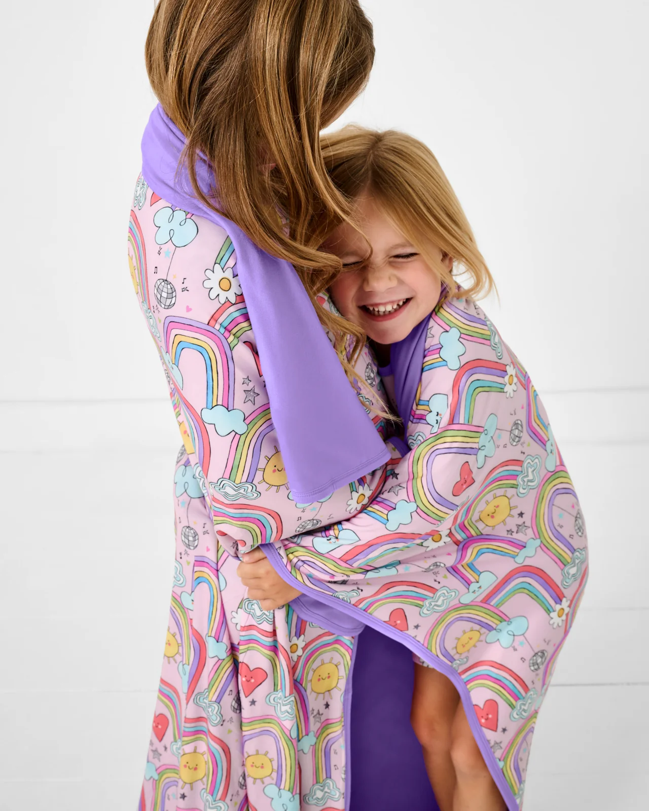 Disco Rainbows Large Cloud Blanket® - Image 5