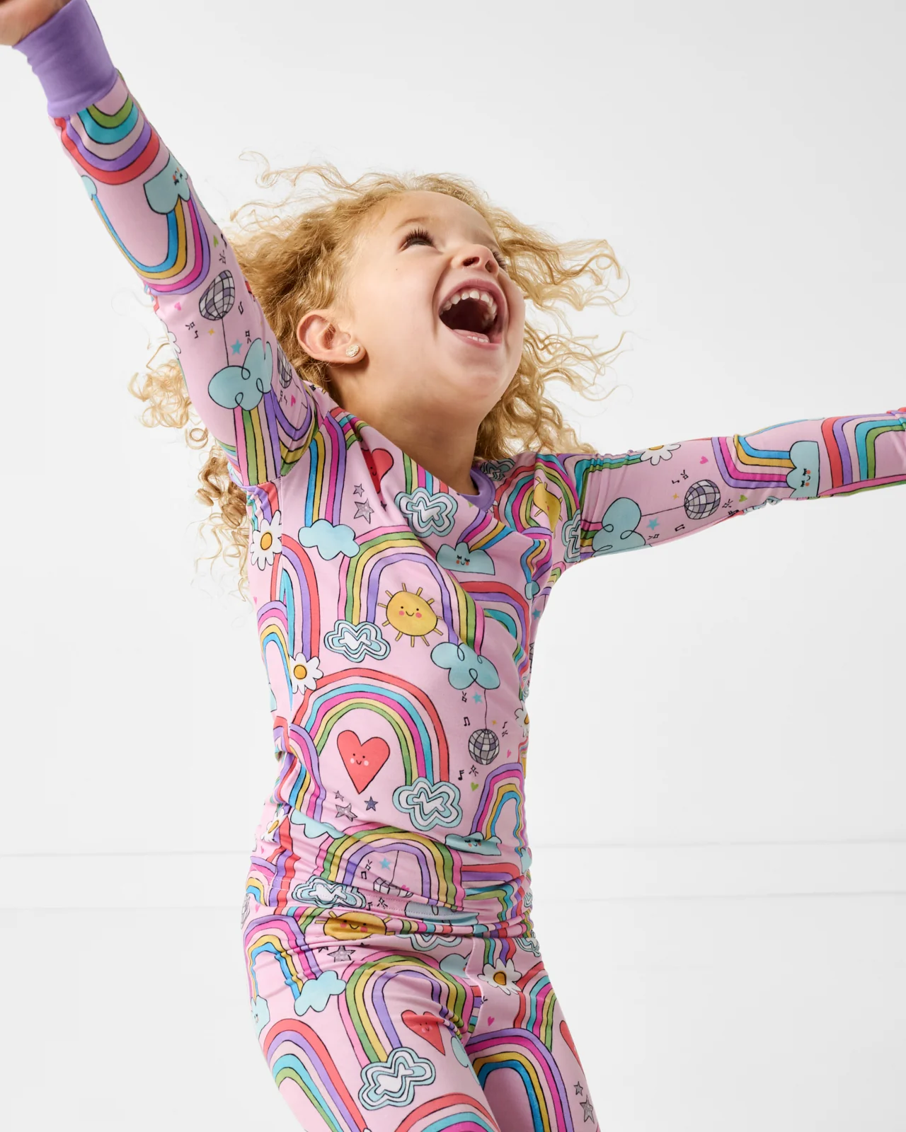 Disco Rainbows Two-Piece Pajama Set - Image 2