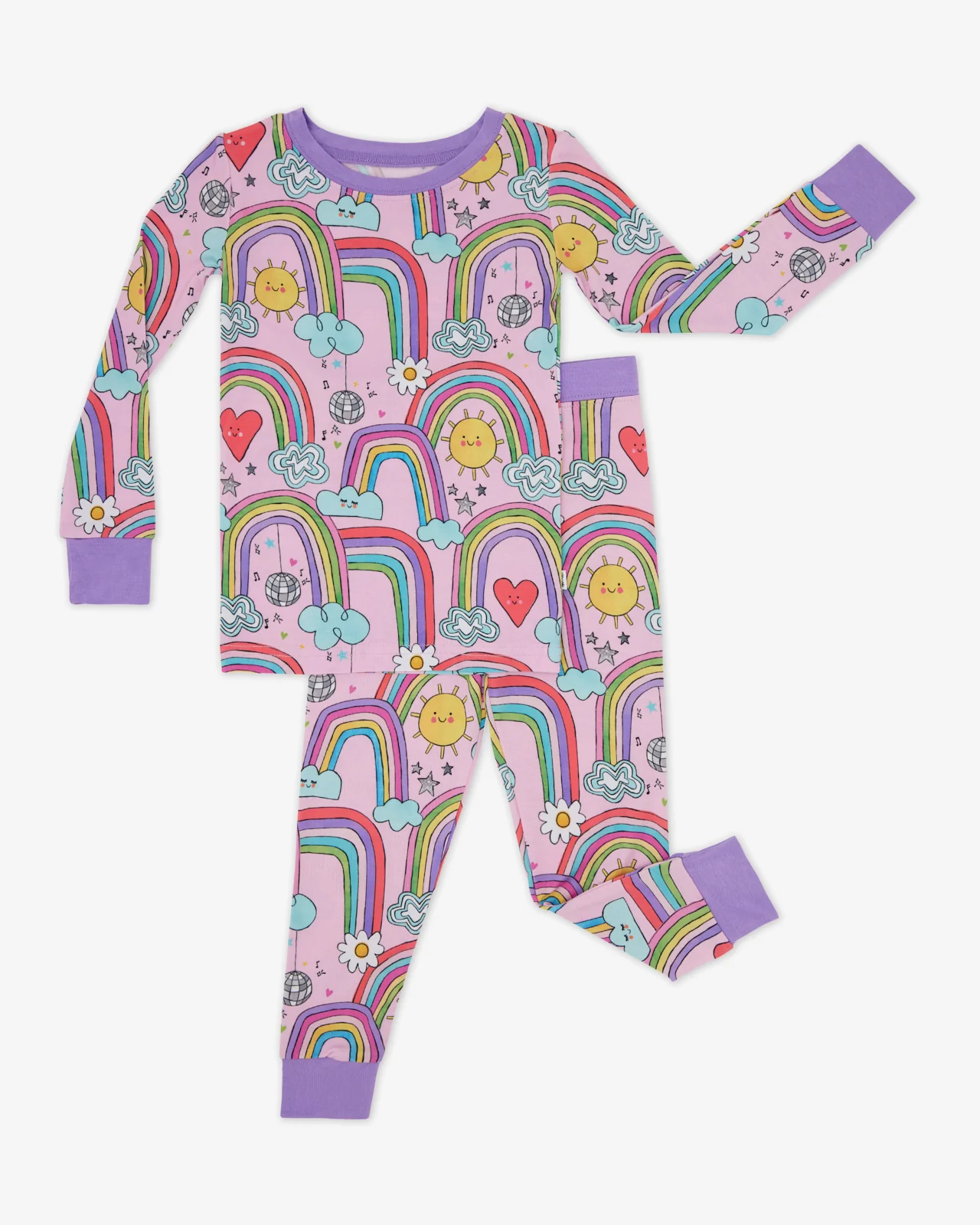Disco Rainbows Two-Piece Pajama Set - Image 6