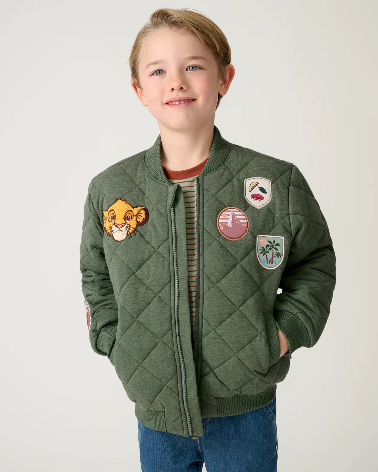 Disney Explore The Wild Quilted Varsity Jacket - Image 2