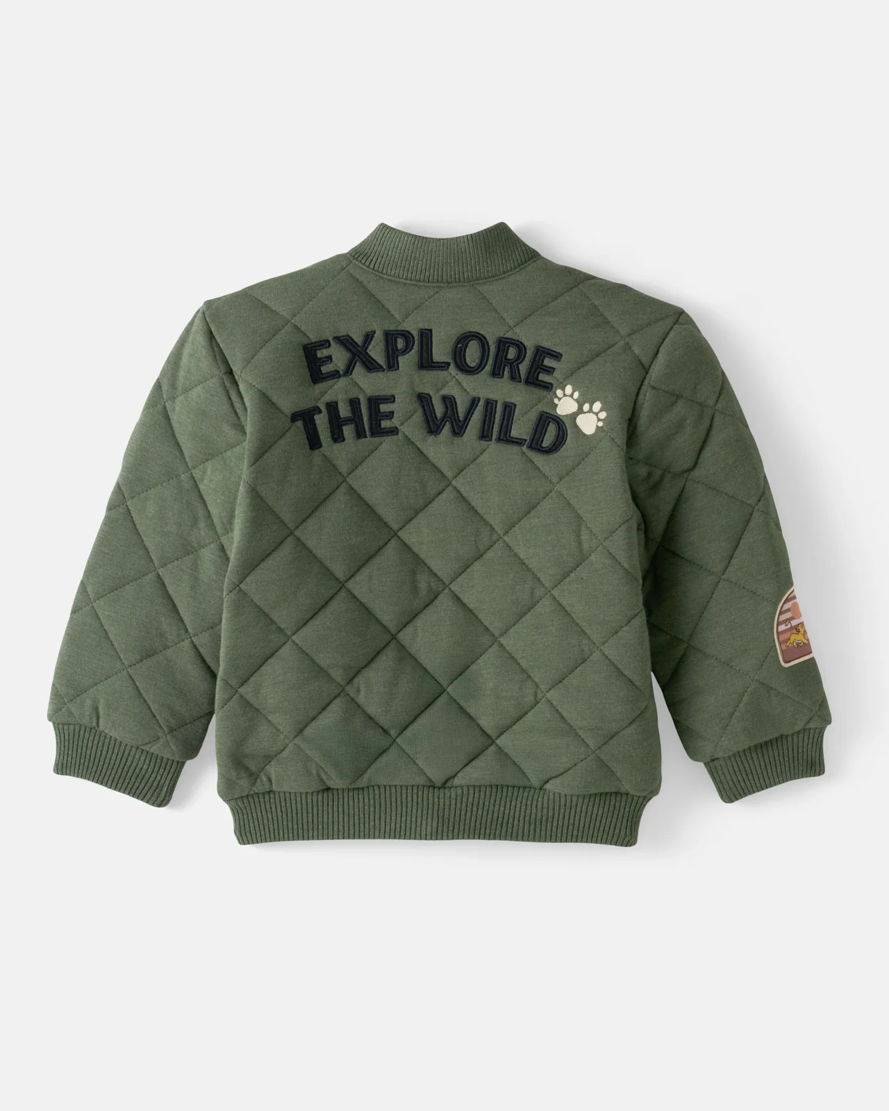 Disney Explore The Wild Quilted Varsity Jacket - Image 5