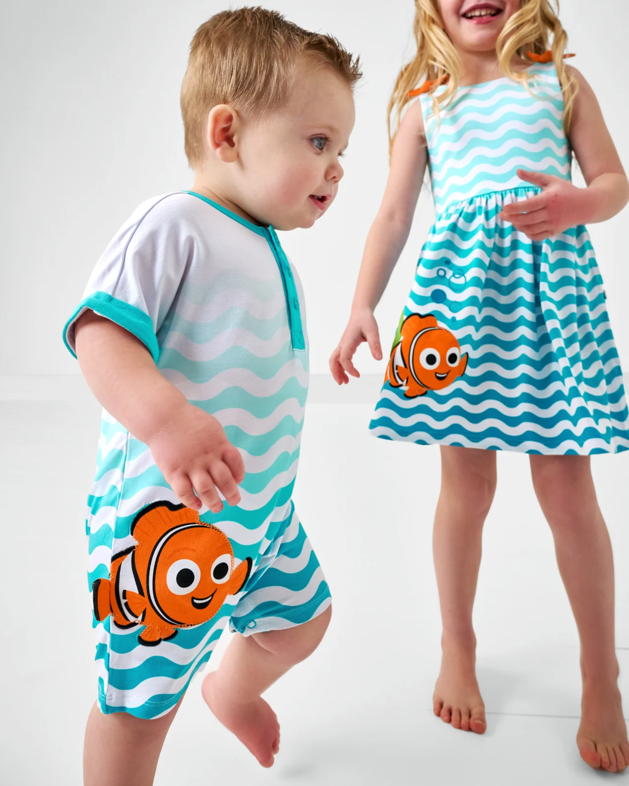 Pixar Nemo Dolman Henley Romper - Image 4