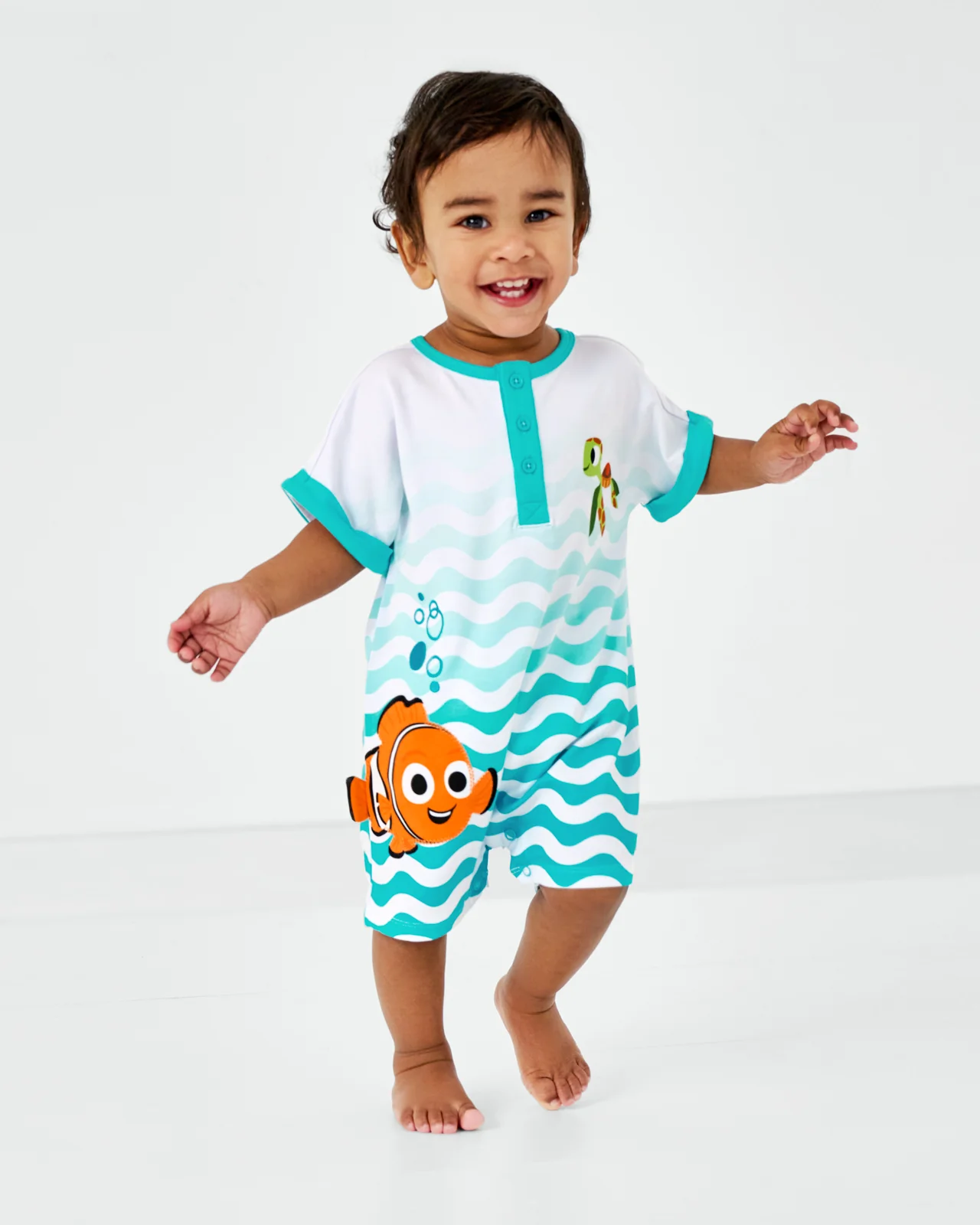 Pixar Nemo Dolman Henley Romper - Image 7