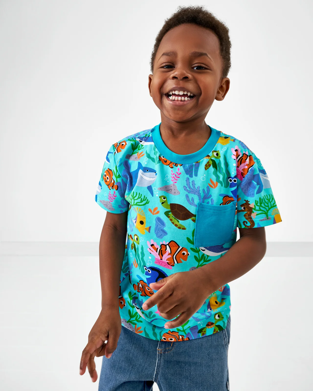 Pixar Nemo's Reef Relaxed Pocket Tee - Image 2