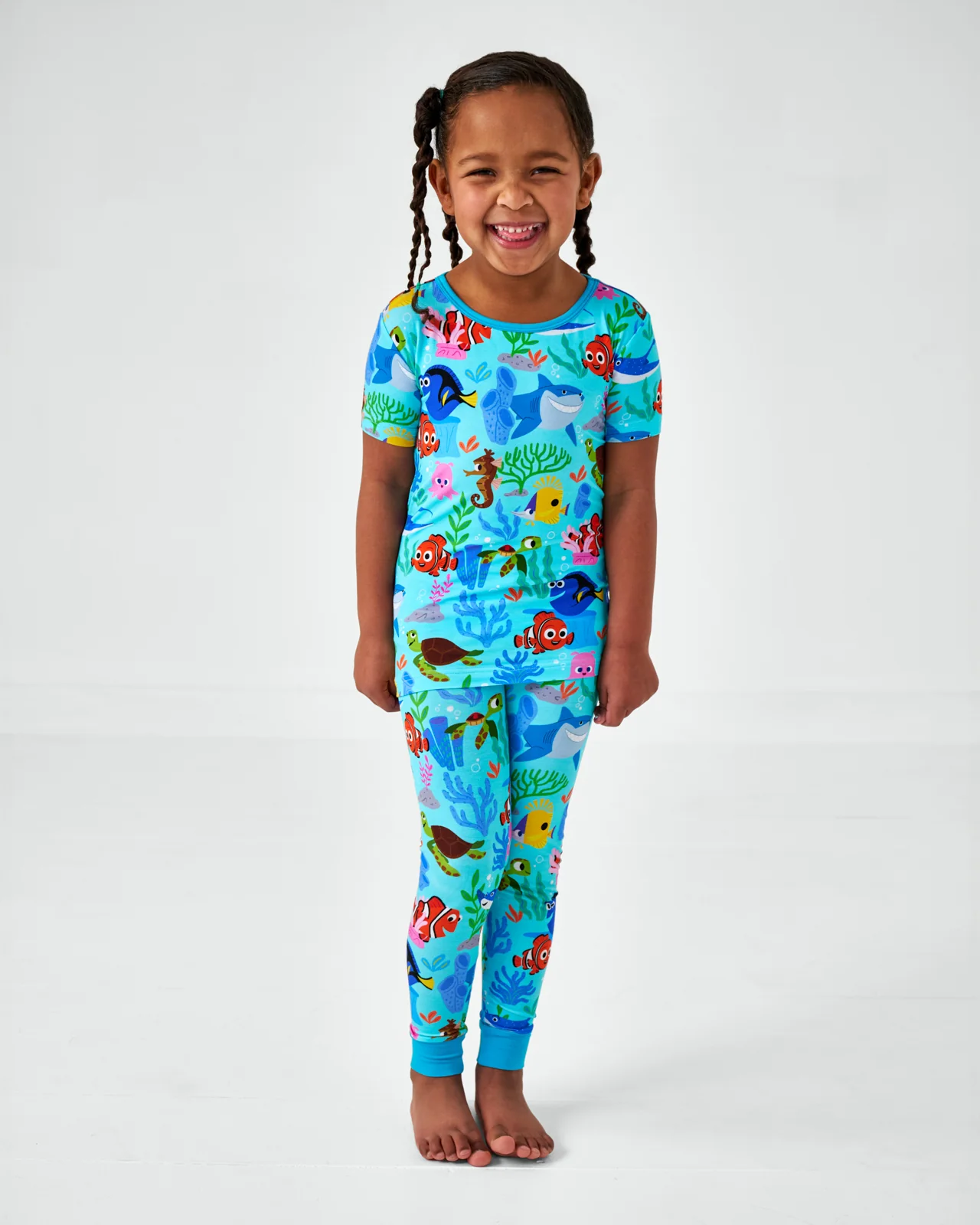 Pixar Nemo's Reef Two-Piece Short Sleeve Pajama Set - Image 3