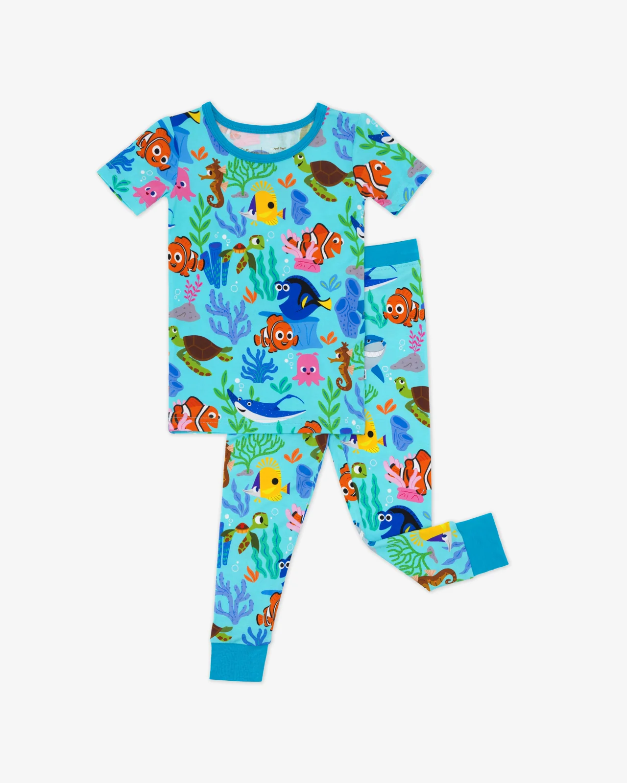 Pixar Nemo's Reef Two-Piece Short Sleeve Pajama Set - Image 5