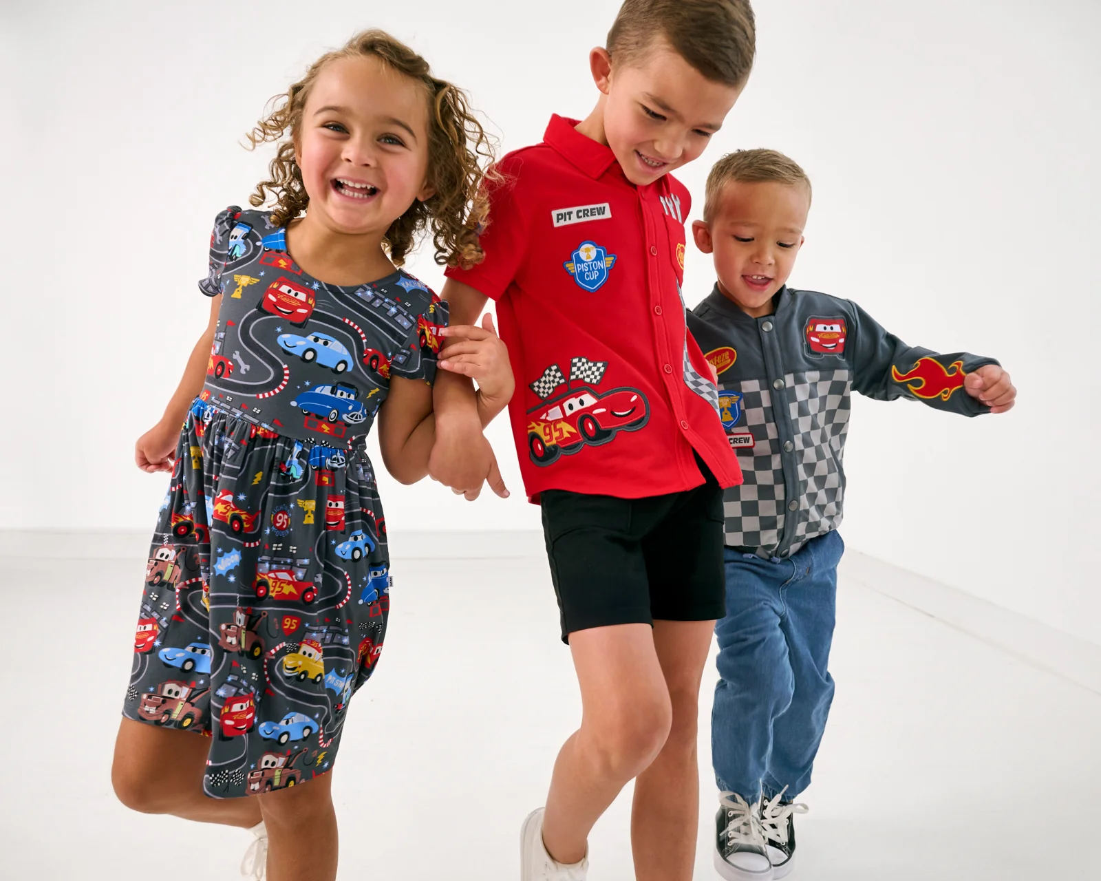 Pixar Cars Piston Cup Button Down Polo - Image 5