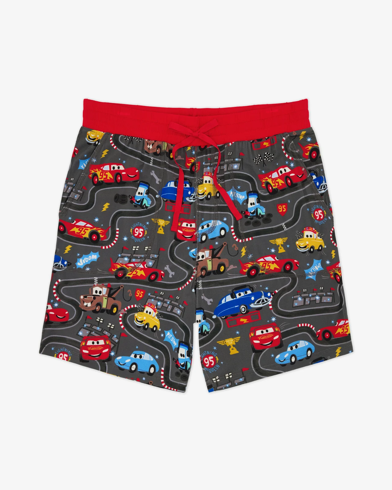 Pixar Cars Piston Cup Men's Pajama Shorts - Image 6