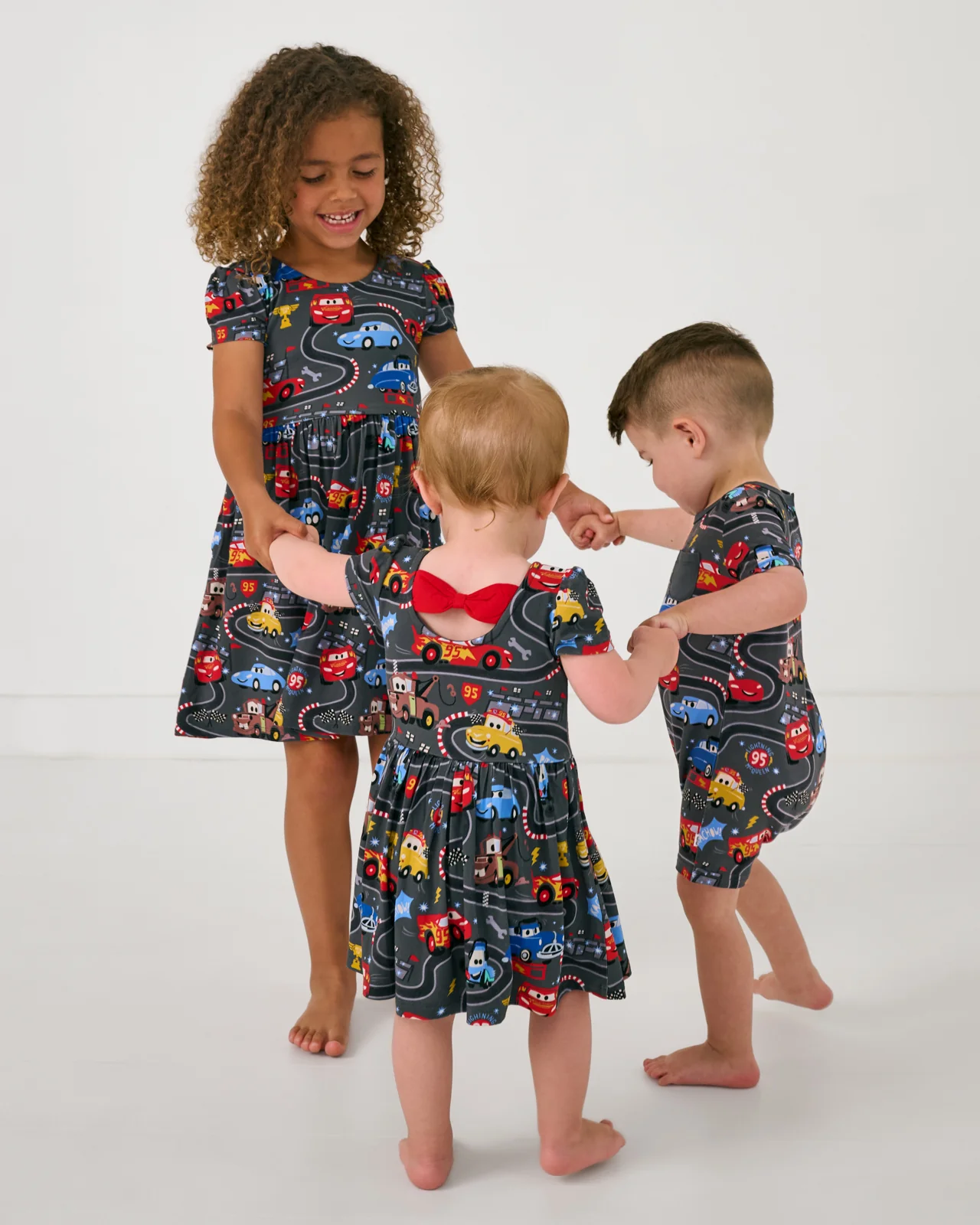 Pixar Cars Piston Cup Pocket Shorty Romper - Image 5