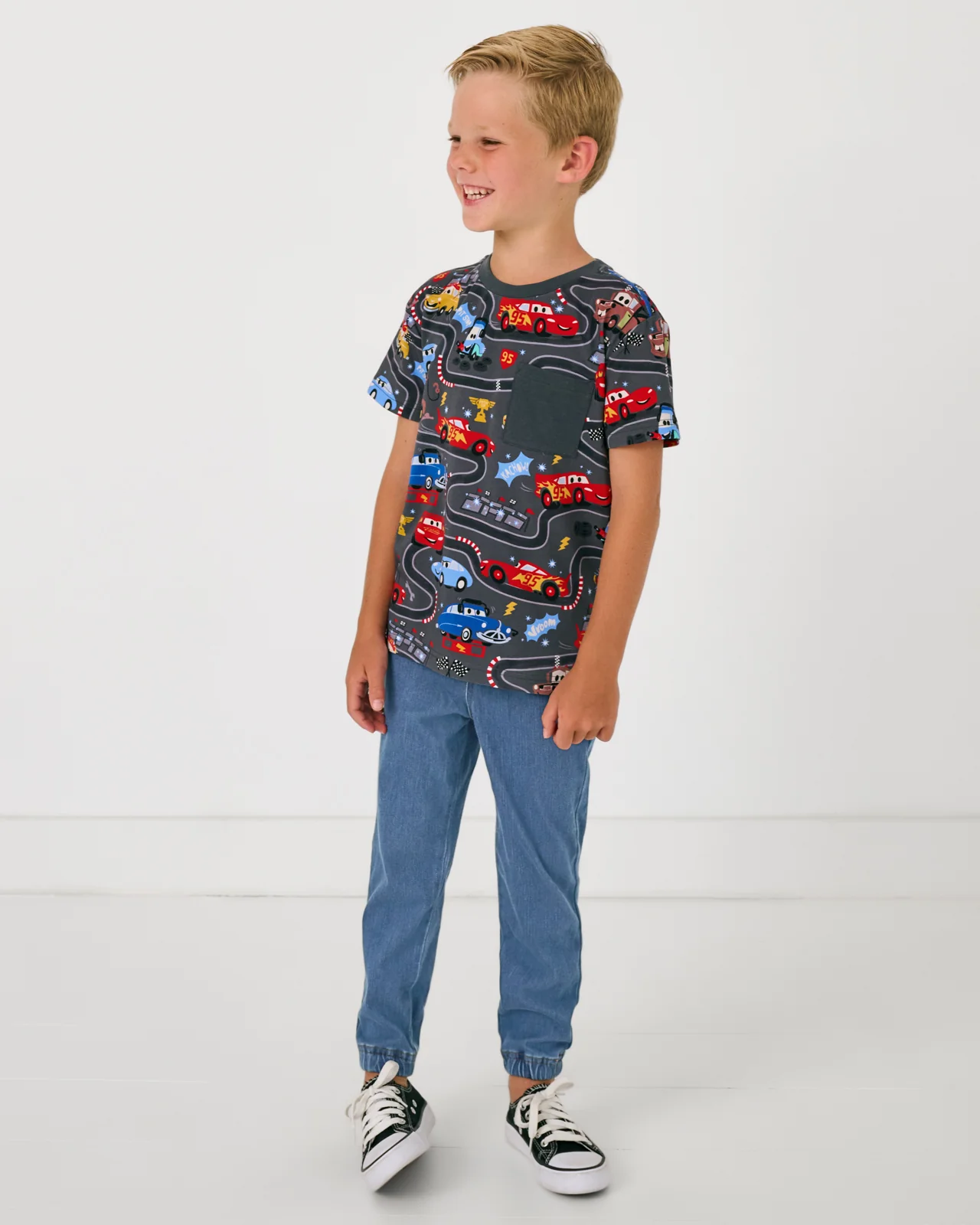 Pixar Cars Piston Cup Relaxed Pocket Tee - Image 2