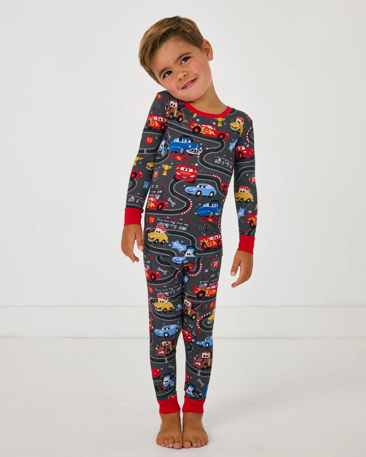 Pixar Cars Piston Cup Two-Piece Pajama Set - Image 3