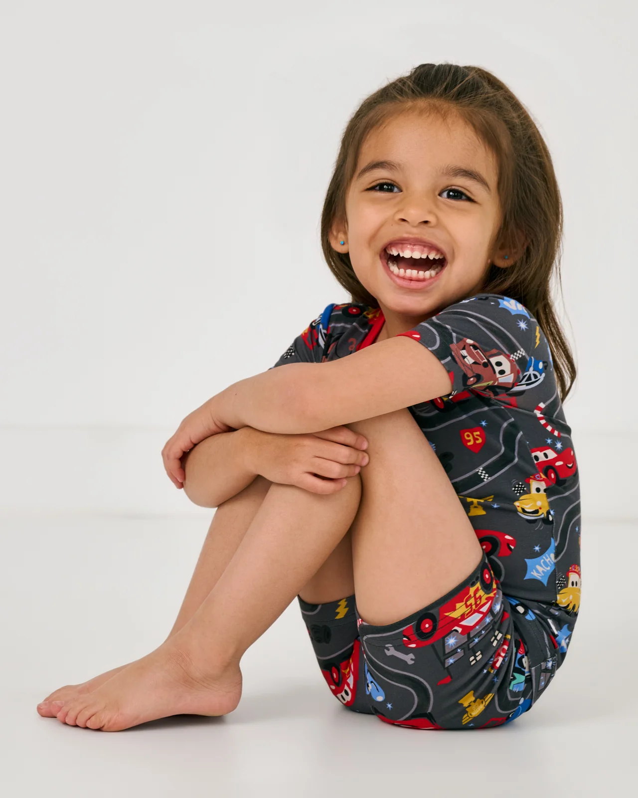 Pixar Cars Piston Cup Two-Piece Short Sleeve & Shorts Pajama Set - Image 3