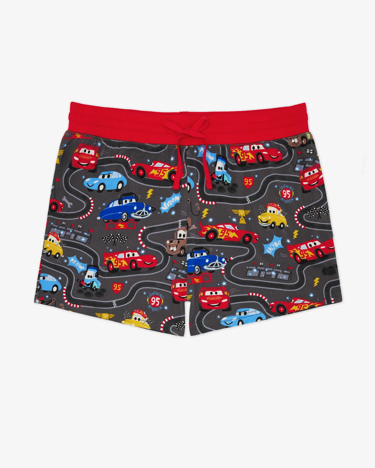 Pixar Cars Piston Cup Women's Pajama Shorts - Image 5