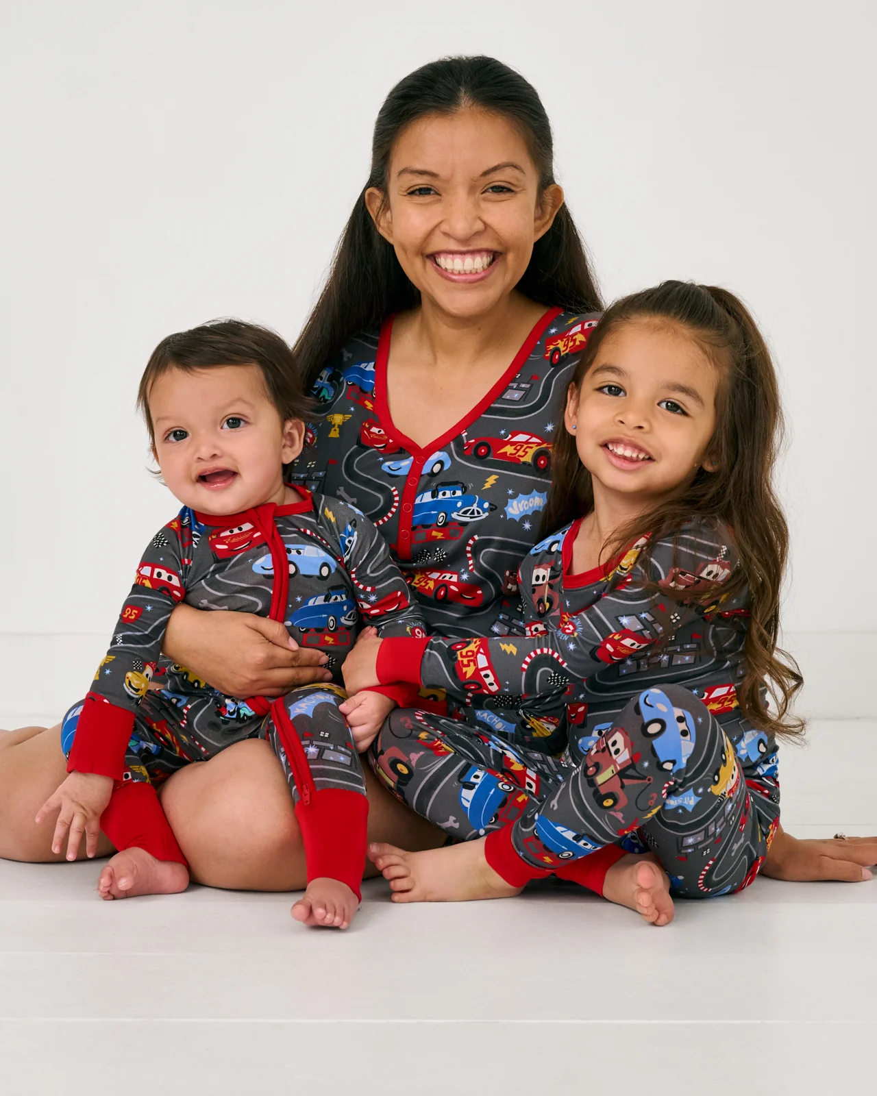 Pixar Cars Piston Cup Women's Short Sleeve Pajama Top - Image 4