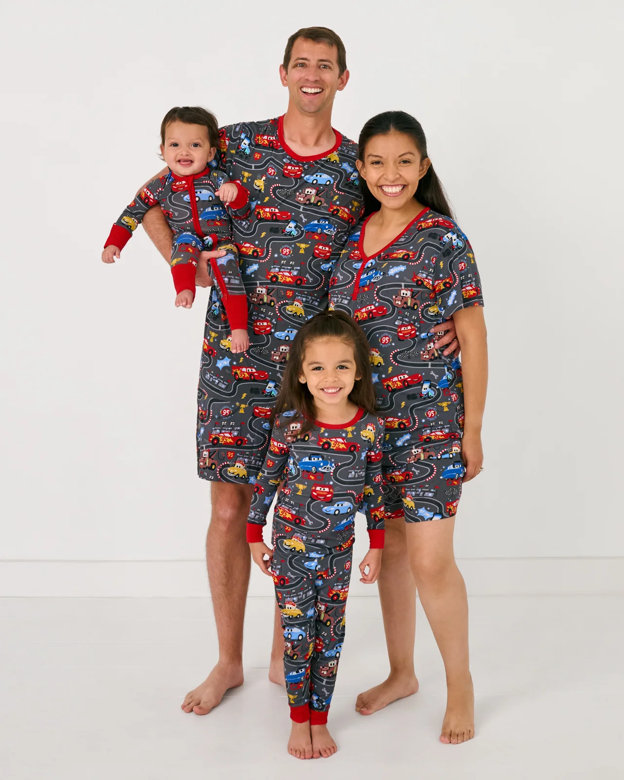 Pixar Cars Piston Cup Men's Pajama Shorts - Image 5