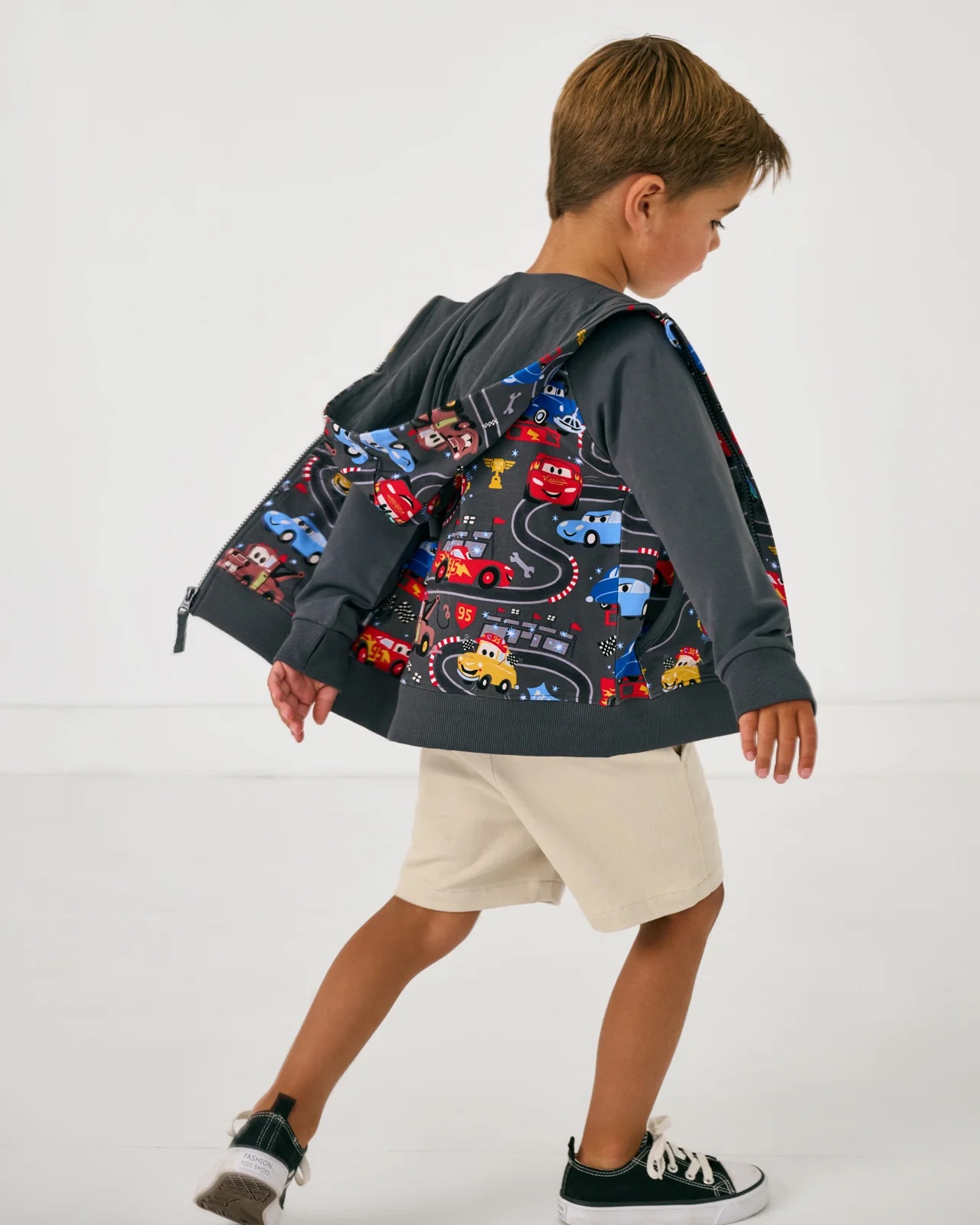 Pixar Cars Piston Cup Zip Hoodie - Image 3