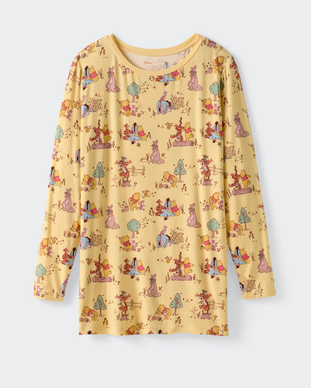 Disney Playtime With Pooh Men's Long Sleeve Pajama Top - Image 6