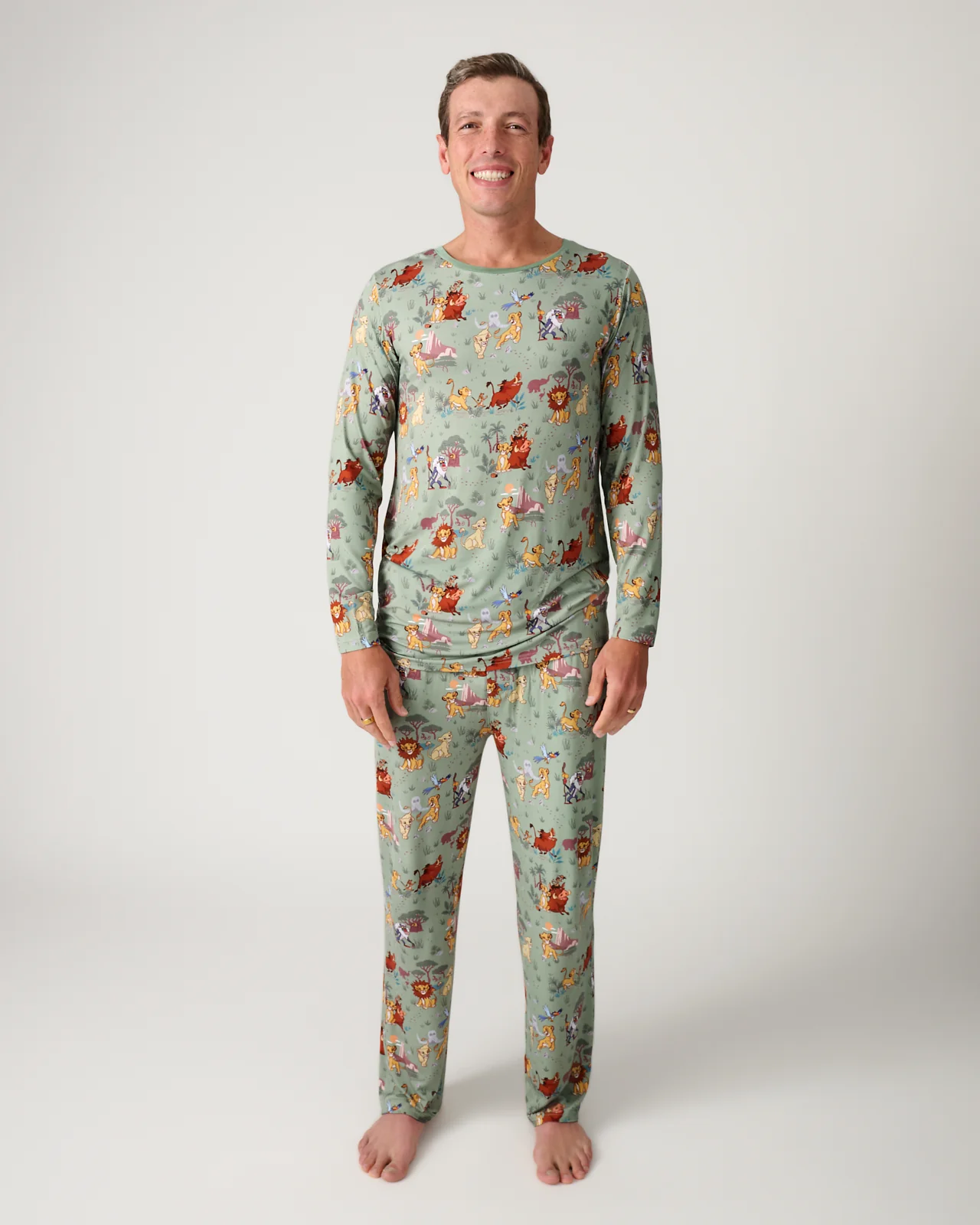 Disney Simba's Safari Men's Long Sleeve Pajama Top - Image 2