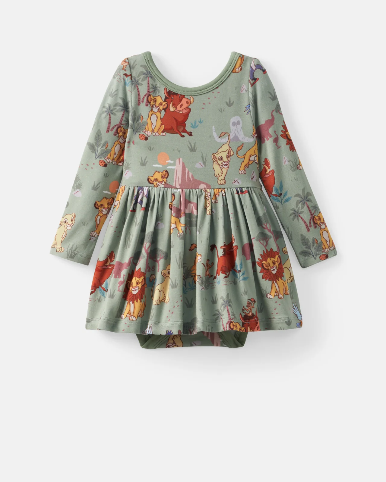 Disney Simba's Safari Skater Dress with Bodysuit - Image 3