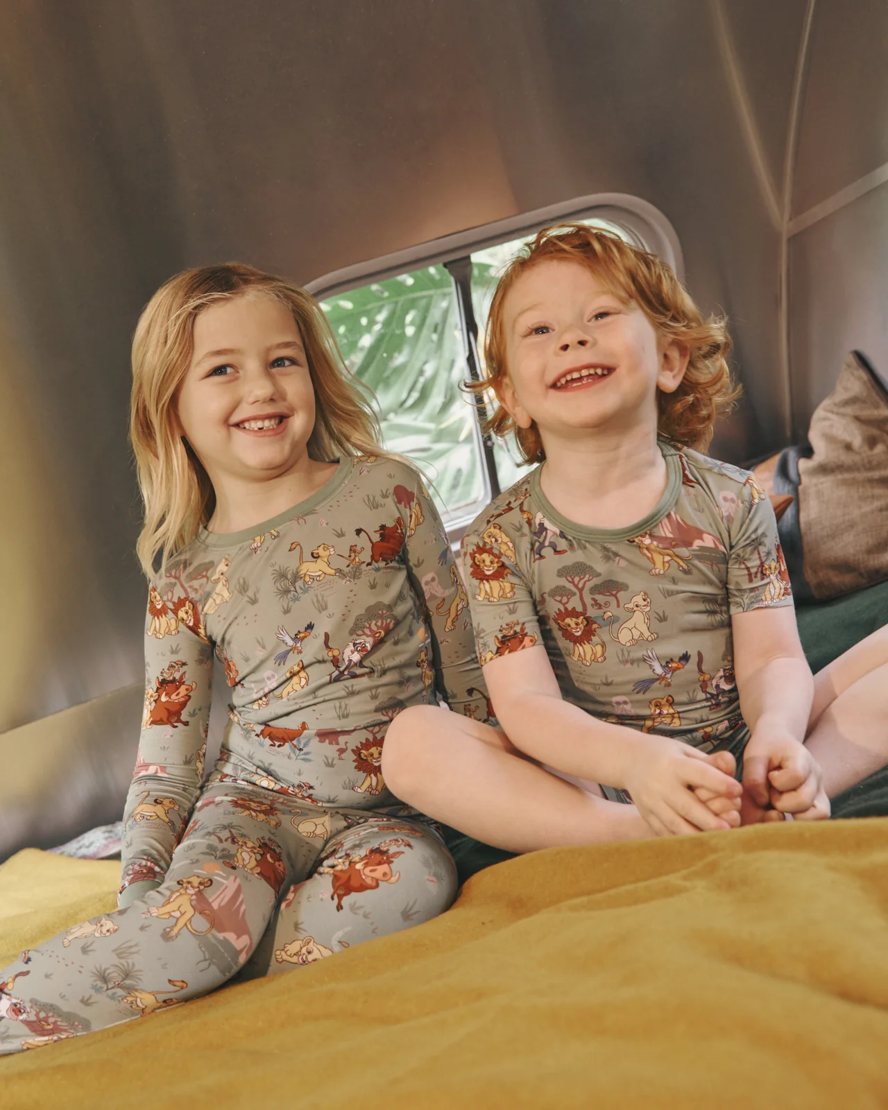 Disney Simba's Safari Two-Piece Short Sleeve & Shorts Pajama Set - Image 5