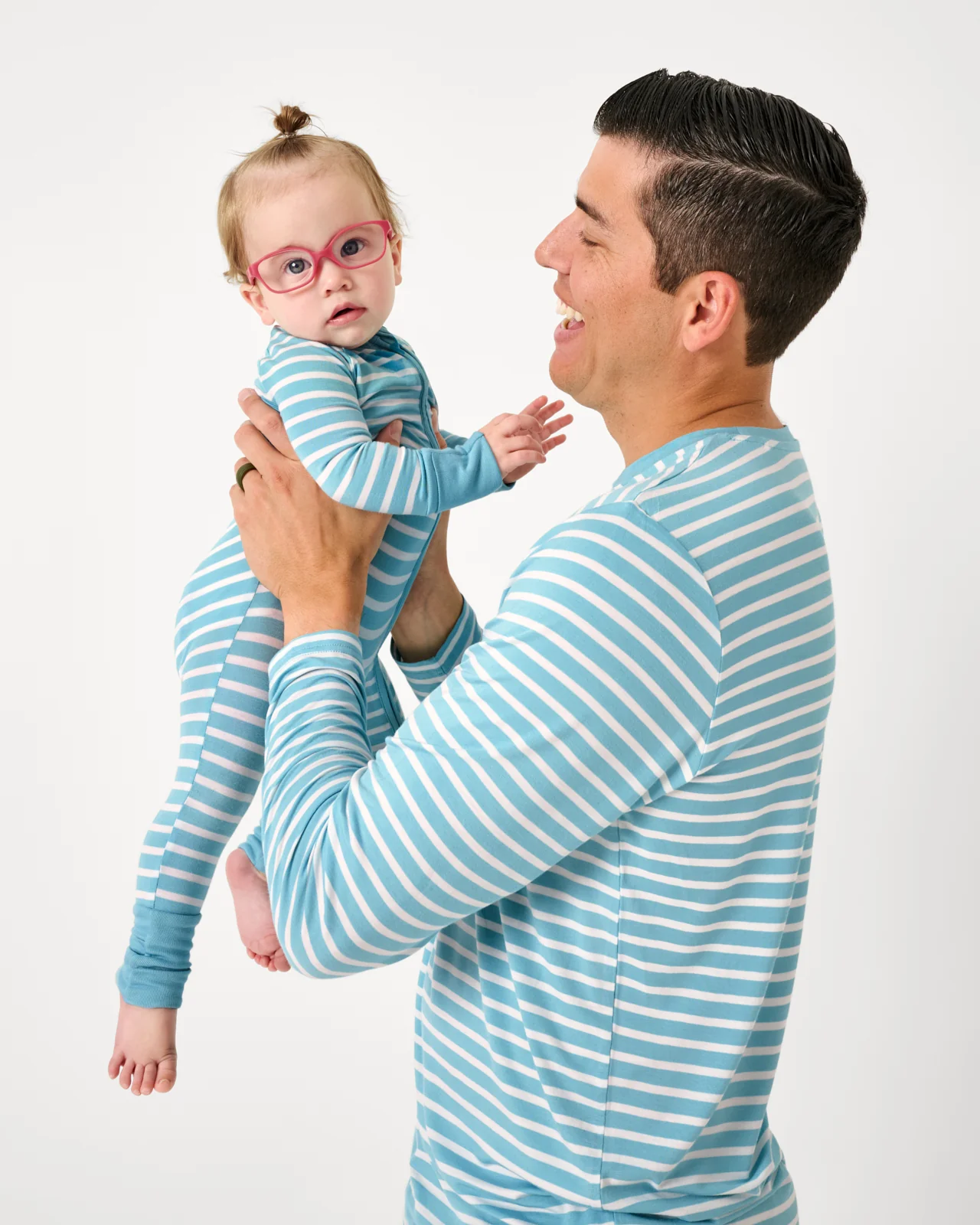 Dockside Stripe Men's Long Sleeve Pajama Top - Image 5