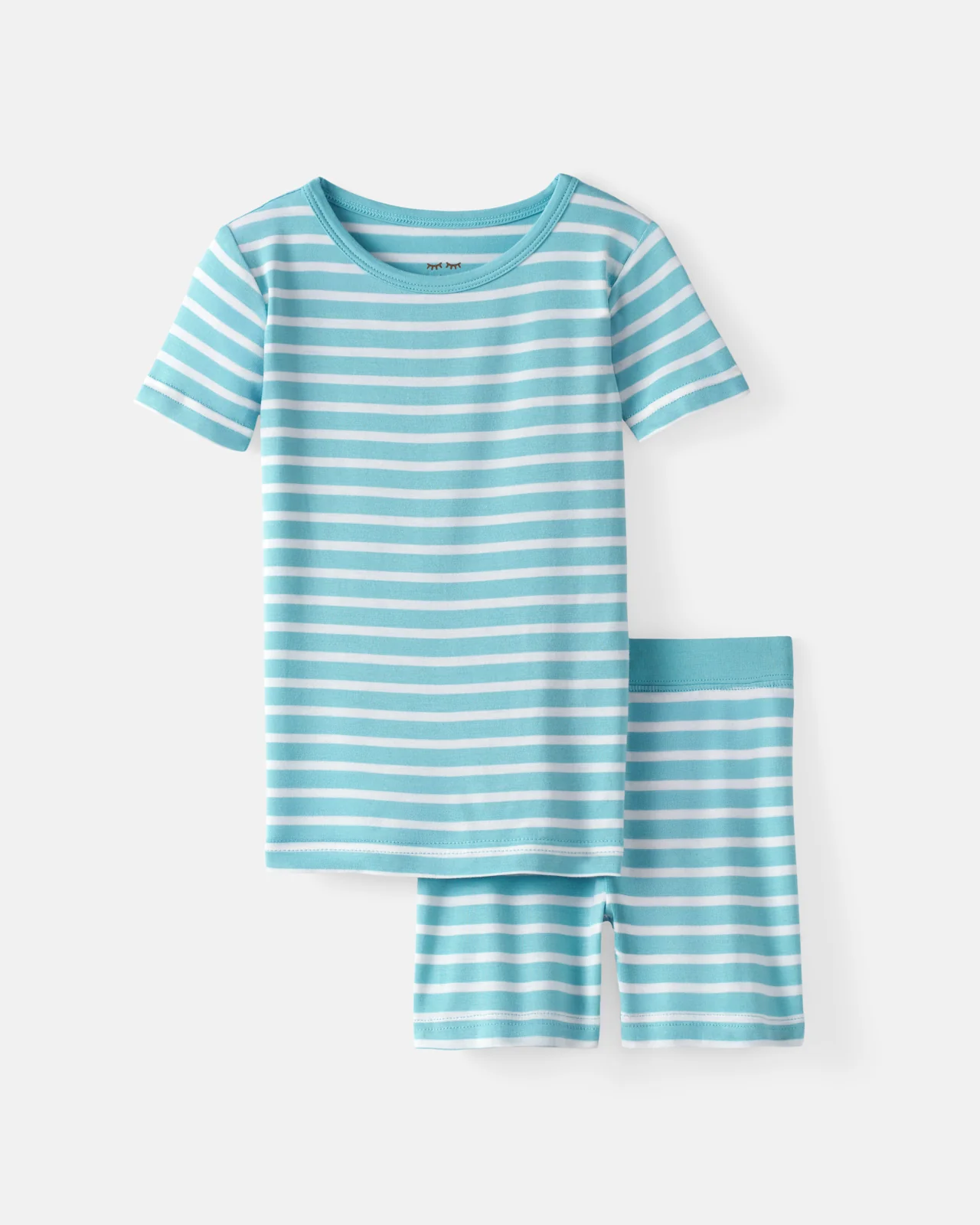 Dockside Stripe Two-Piece Short Sleeve & Shorts Pajama Set - Image 6