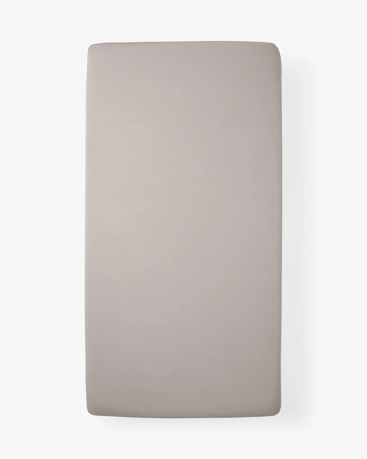 Dove Gray Fitted Mini Crib Sheet - Image 2