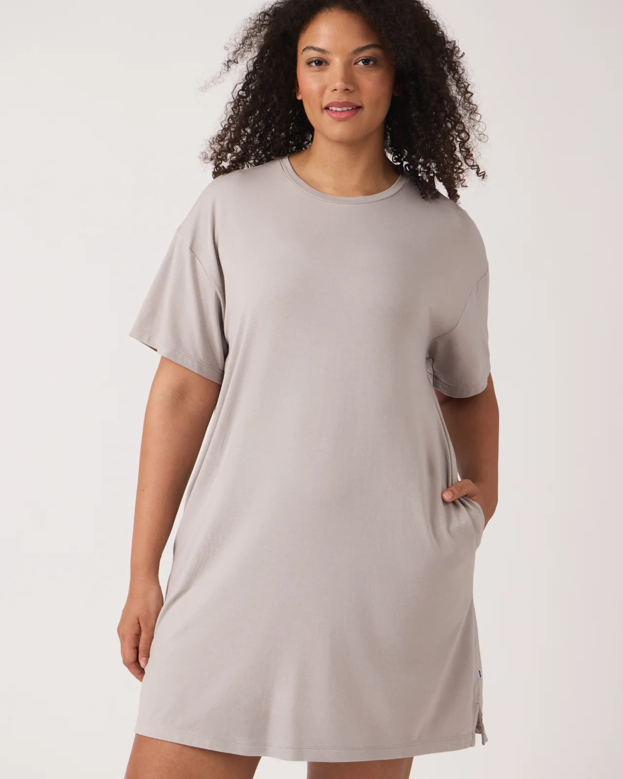 Dove Gray Women's Lounge Dress - Image 2