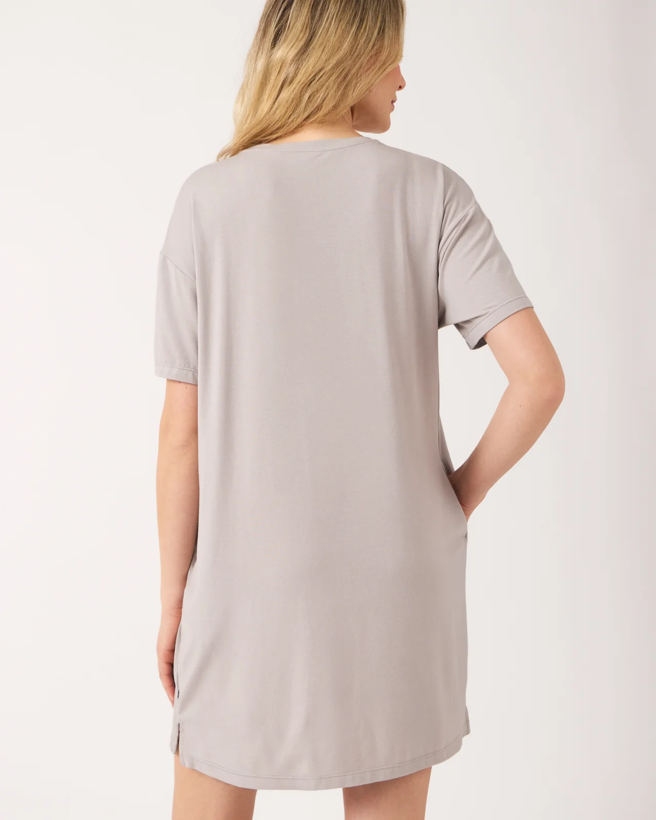 Dove Gray Women's Lounge Dress - Image 3