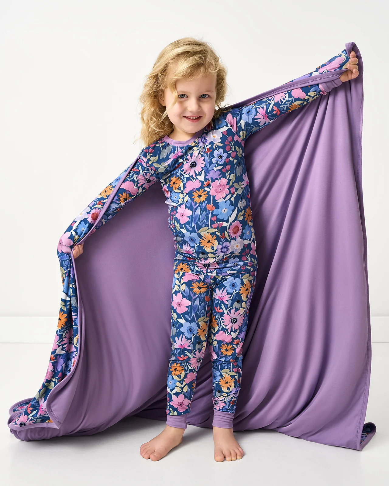 Dusk Blooms Large Cloud Blanket® - Image 2