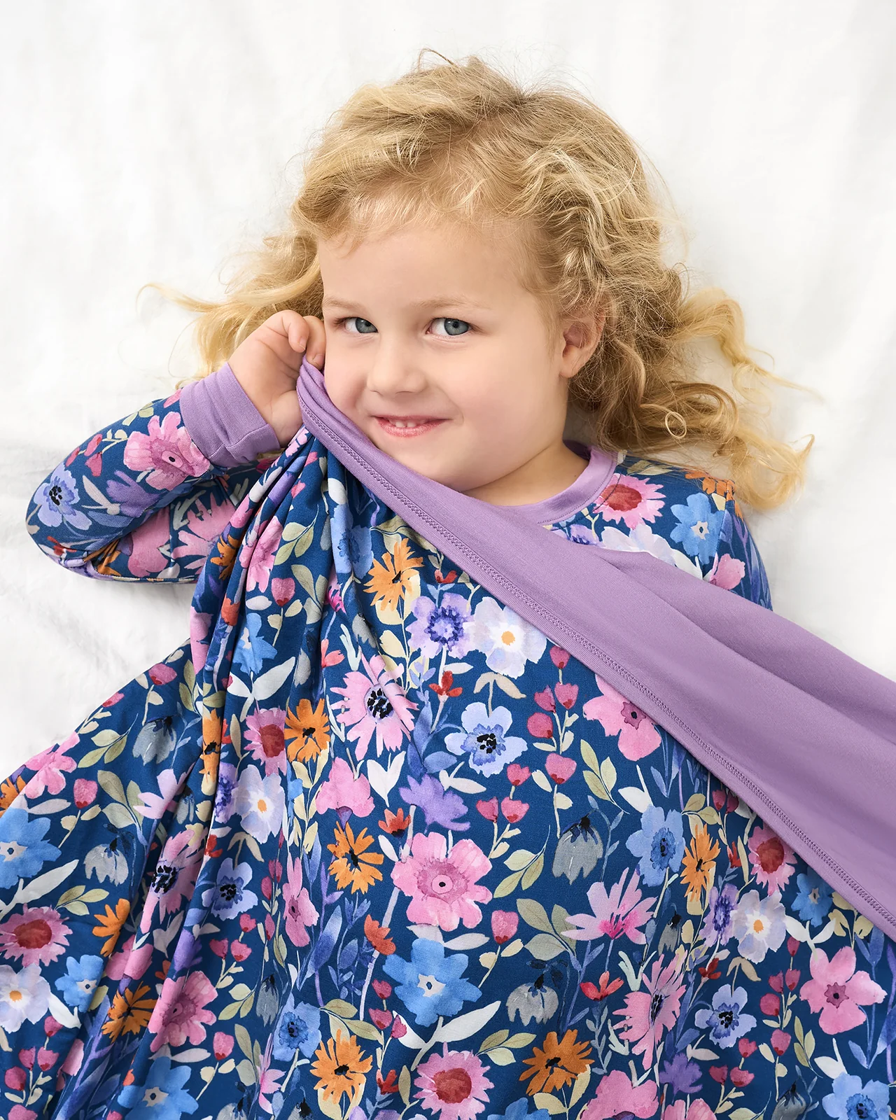 Dusk Blooms Large Cloud Blanket® - Image 3