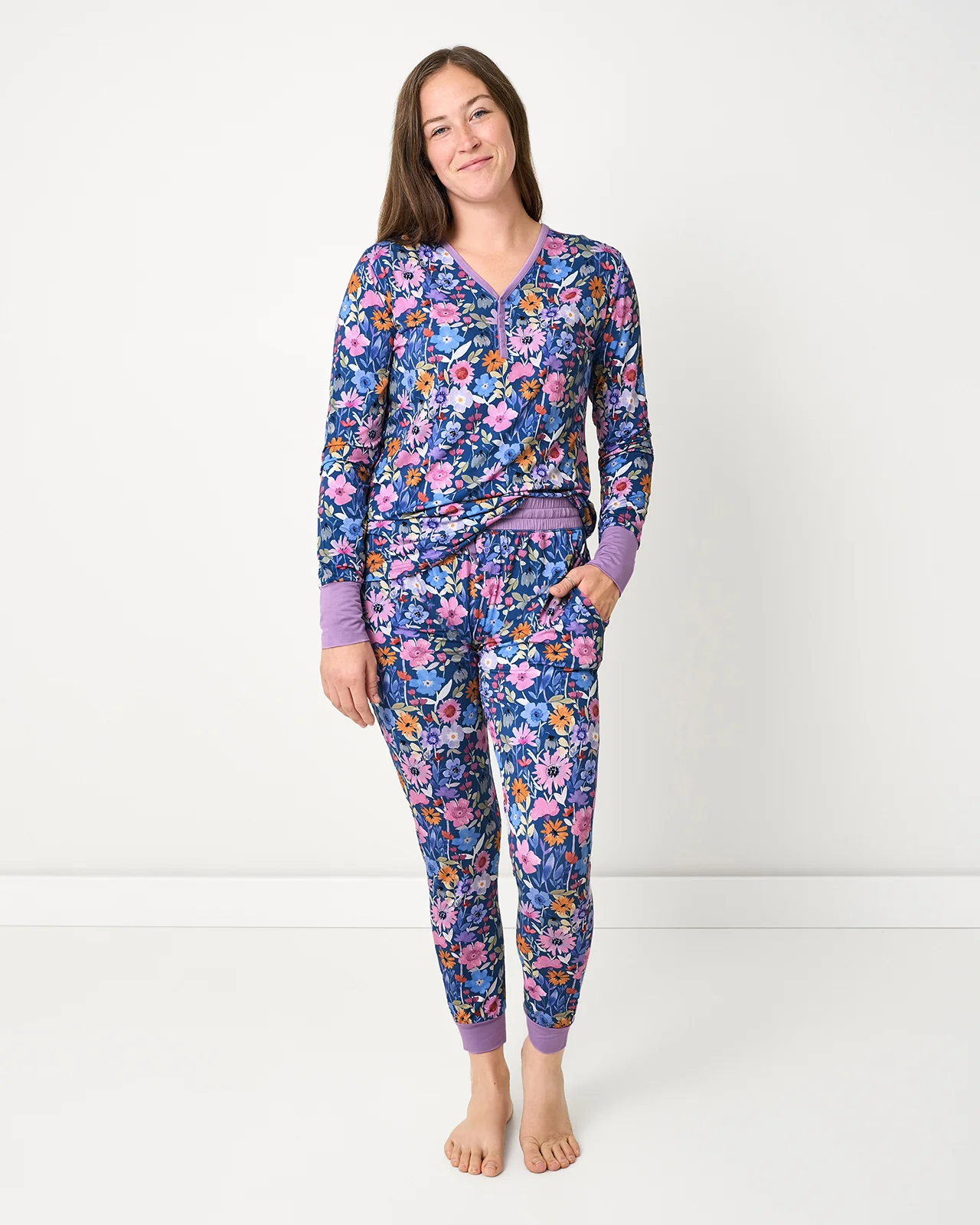 Dusk Blooms Women's Pajama Pants - Image 2