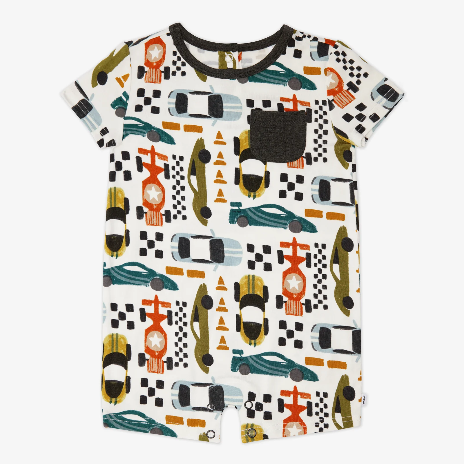 Fast Lane Pocket Shorty Romper - Image 3