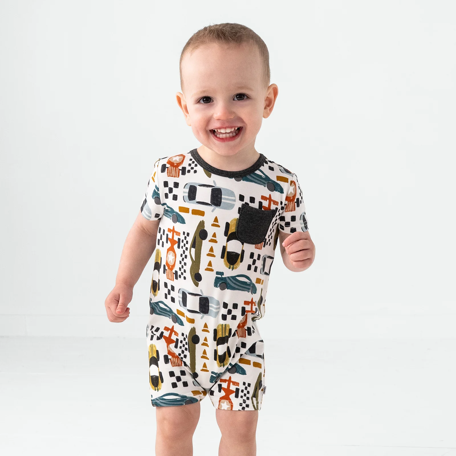 Fast Lane Pocket Shorty Romper - Image 6