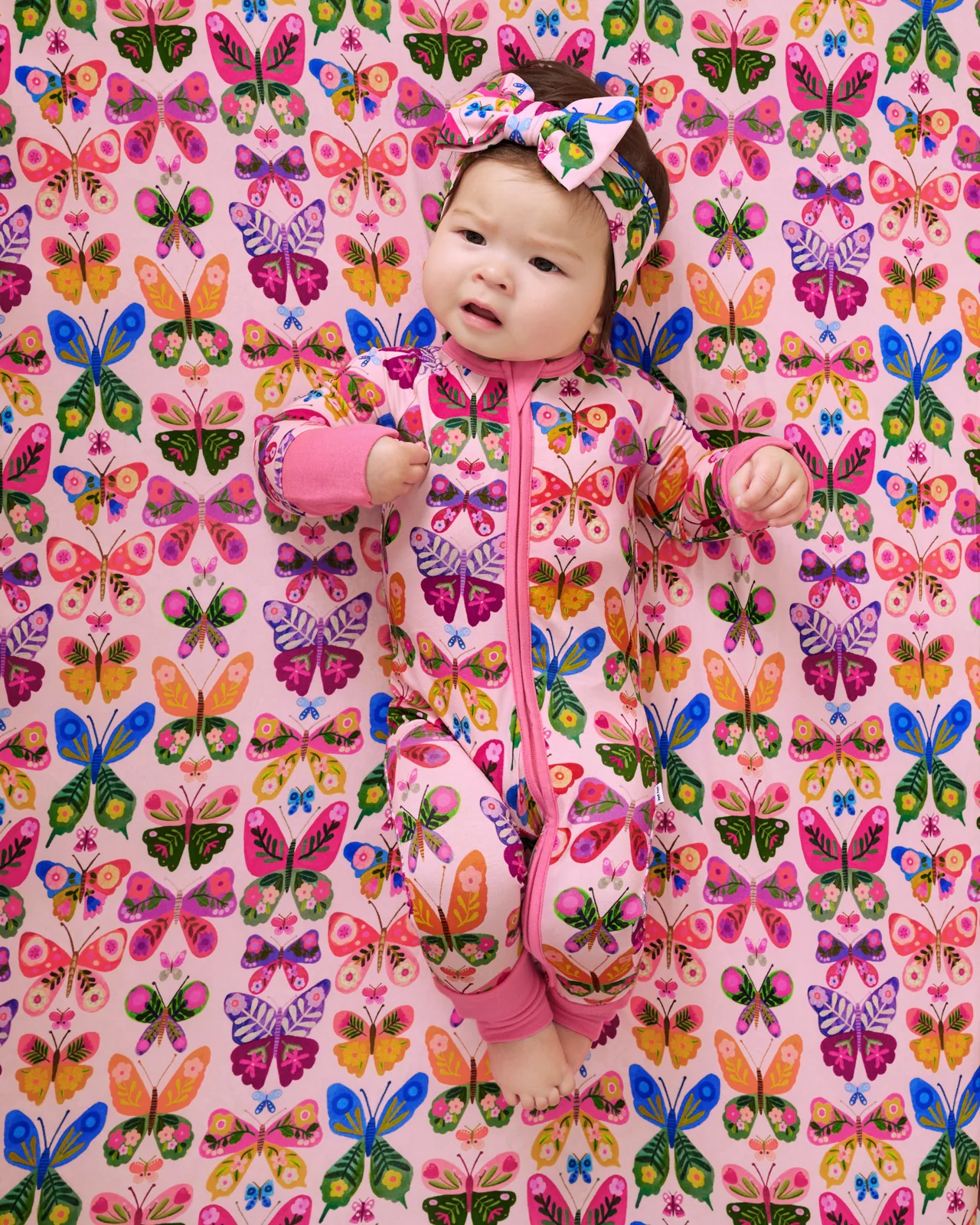 Flutter Garden Fitted Crib Sheet - Image 3