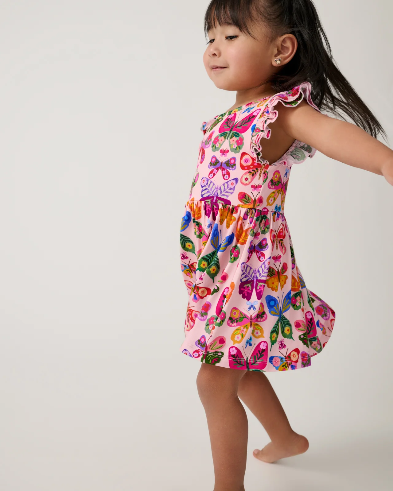 Flutter Garden Skater Dress with Bodysuit - Image 2