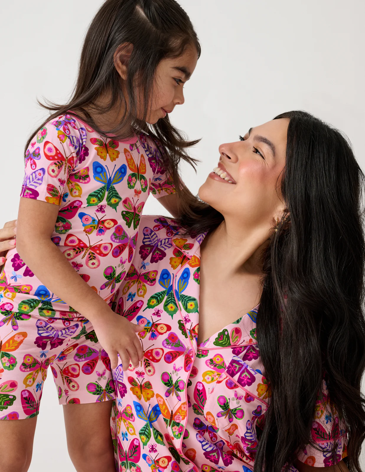 Flutter Garden Two-Piece Short Sleeve & Shorts Pajama Set - Image 5