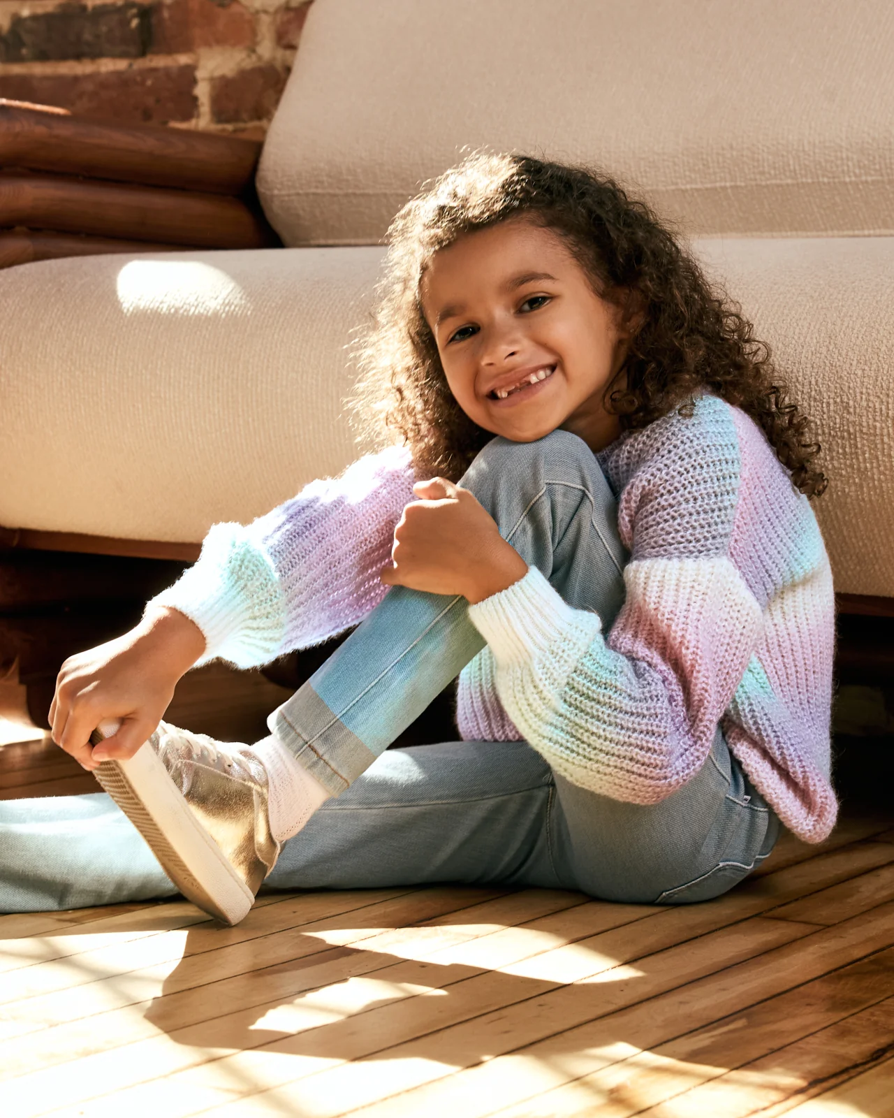 Frosty Ombre Drop Shoulder Sweater - Image 3