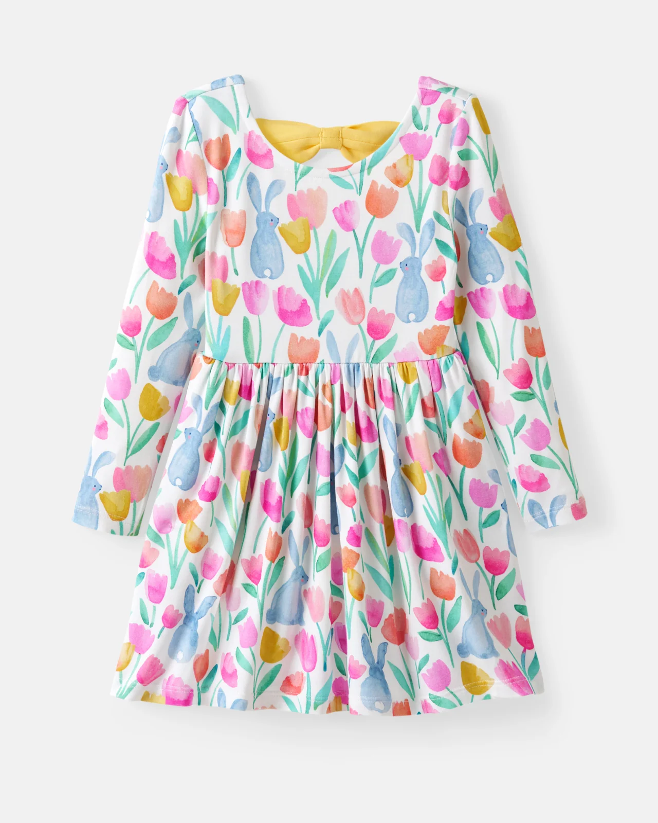 Garden Hop Bow Back Skater Dress - Image 6