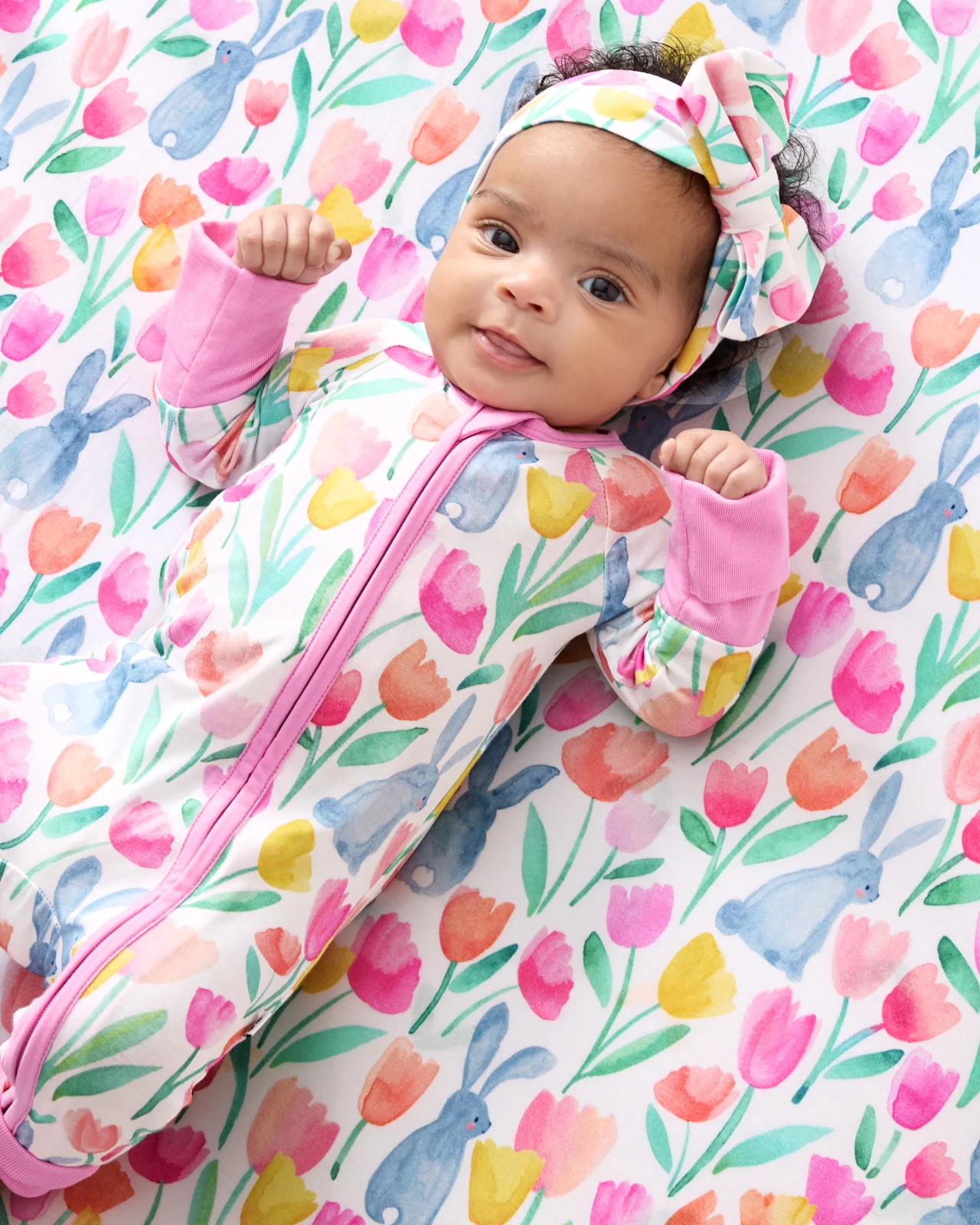 Garden Hop Fitted Crib Sheet - Image 3