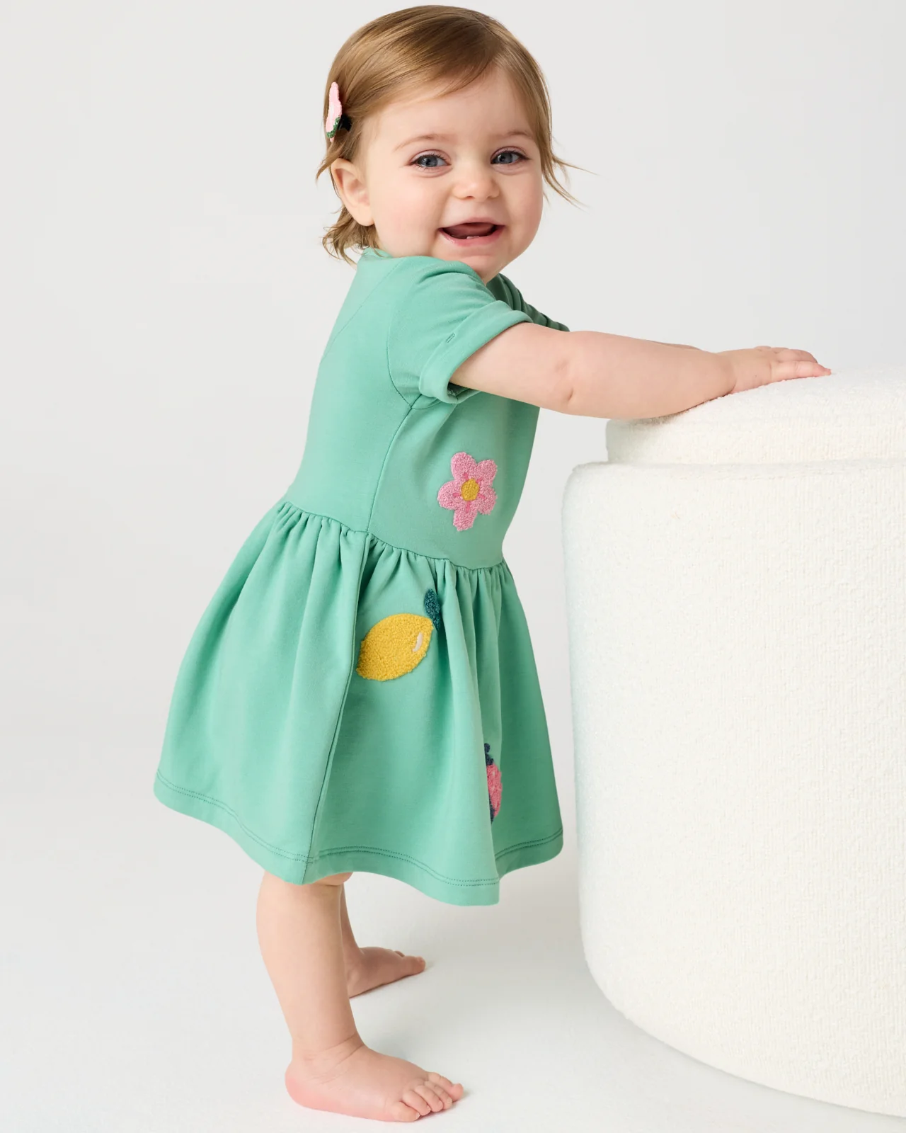Garden Party Short Sleeve Dress with Bloomer - Image 3