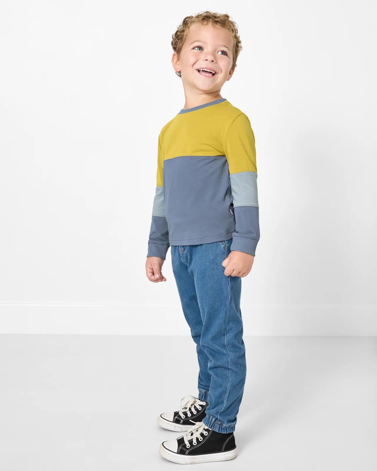 Golden Moss Paneled Tee - Image 2