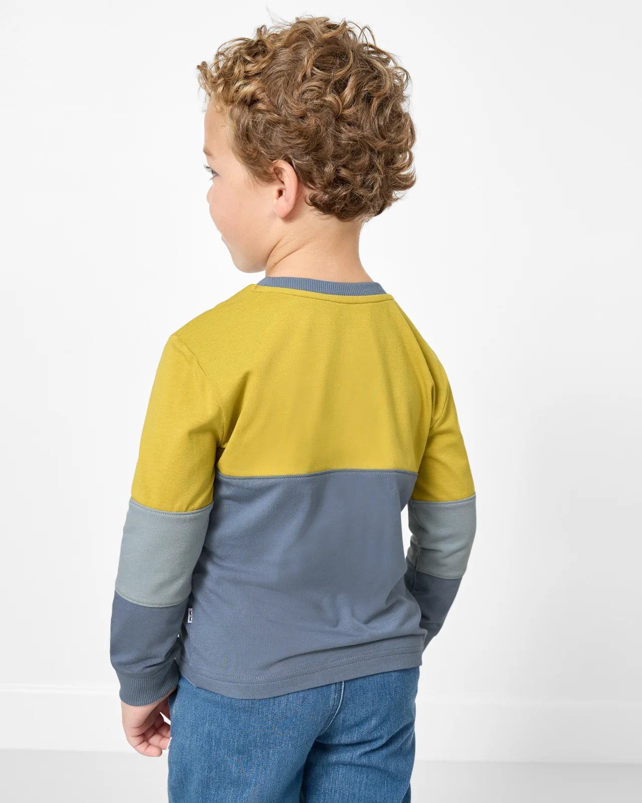 Golden Moss Paneled Tee - Image 3