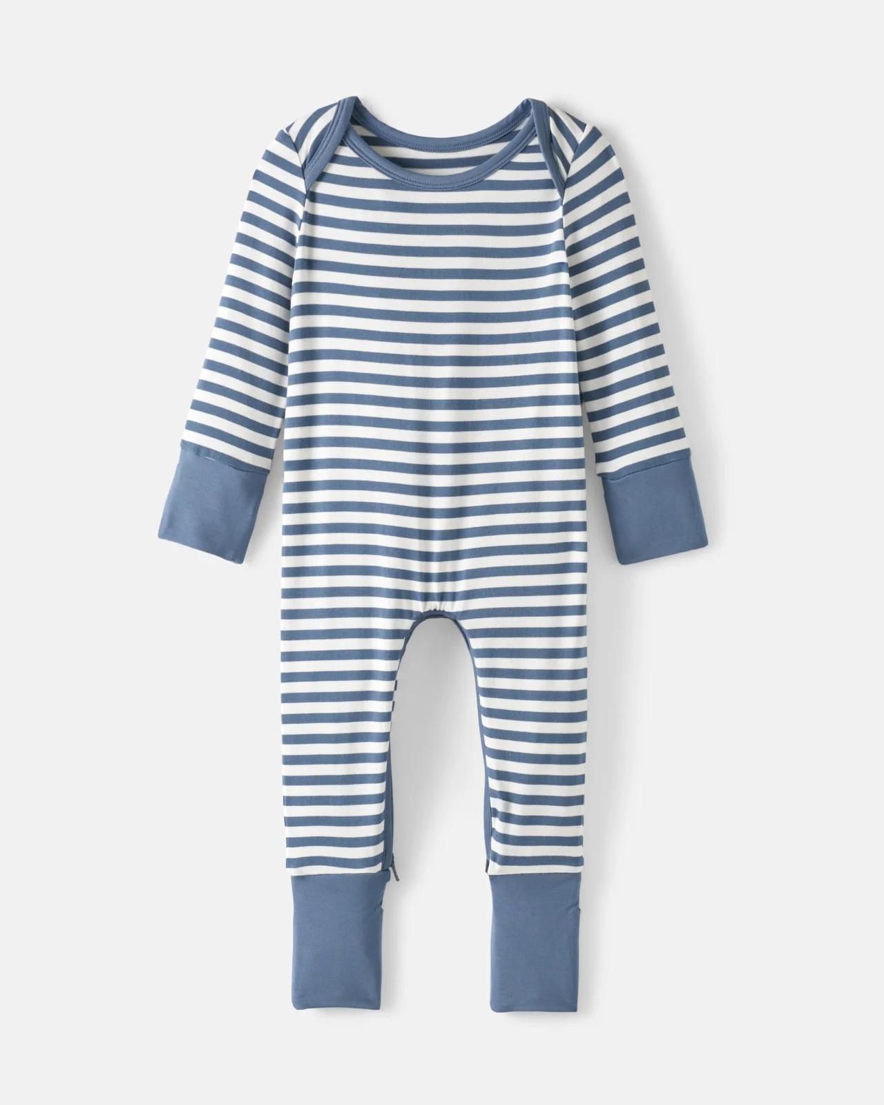Hazy Blue Stripe Crescent Zippy - Image 5